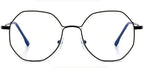 Oversized Polygon Reading Glasses Blue Light Blocking Computer Readers Eyeglasses Fatigue Relieve Flat Light Mirror