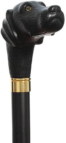 Canes - Labrador Retriever Walking Stick - Black Lab Cane