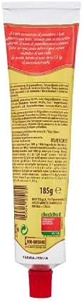 Mutti Triple Concentrated Tomato Sauce Tube 185gr 6.52oz, Pack of 4