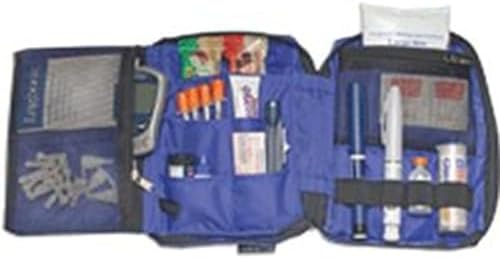 Medicool DIA-PAK Deluxe Diabetic Supply Organizer - Black