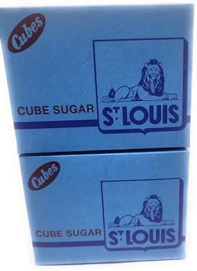 Generic St Louis Pure Sugar Cubes 2x 500g GROSS 474 g NET