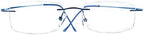 Eyekepper Titanium Rimless Reading Glasses Readers Women Blue +1.5