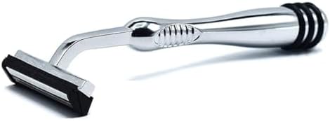Taconic Shave, Heavyweight All Metal Non-Pivoting Twin Blade Cartridge Razor Compatible with GIllette Trac II, Personna, and Taconic Refills - 10 Cartridges Included