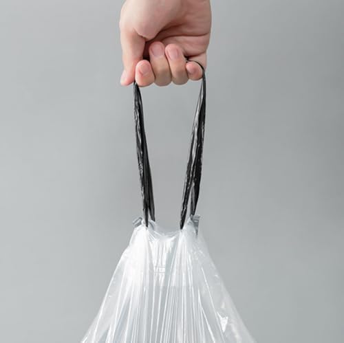 Drawstring Trash Bags, Household Garbage Bag Kitchen Large for Home, Kitchen, Dorm, Office