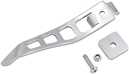 HDBUBALUS Motorcycle Kickstand Extension Fit for Harley Dyna Street Bob FXDB Fat Bob Low Rider Super Glide Custom 1993-2017 Chrome