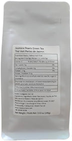 Oriarm Jasmine Pearls Tea Loose Leaf - Chinese Jasmine Green Tea Dragon Pearls - 2nd Grade - 100g (3.53-ounce) Ziplock Resealable Bag