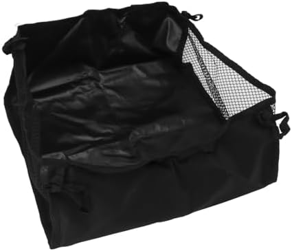 HEEPDD Wheelchair Bag, Wheelchair Under Seat Rollator Bag Detachable Rollators Organizer Basket Four Wheel Walker Basket for Storage Books Shopping and Essentials 13.8 x 12.2in