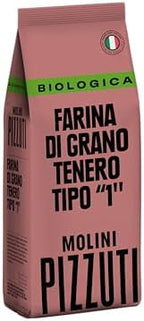 Molini Pizzuti Type '1' Stone-Ground Flour – Premium Italian Flour for Artisan Breads, Pizza, and Pasta – 500g Bag