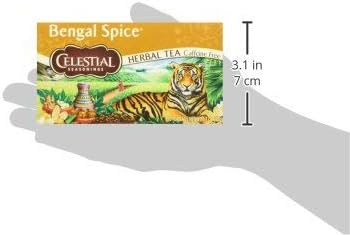 Celestial Seasonings Herbal Tea - Bengal Spice - Caffeine Free - 20 Count (Pack of 6)