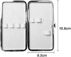 GSHLLO PU Leather Tweezer Storage Bag - Eyelash Extension Tweezer Case - Black