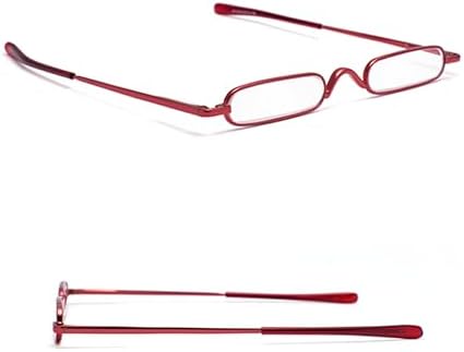 Mini Slim Pen Reading Glasses with Portable Clip Case Small Pocket Readers Men Women