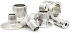 1/4" 3/8" 1/2" 3/4" 1" -4" NPT Male x 0.5" 0.75" 1.5" 2" -4" Tri Clamp Connector Pipe Fitting 304 316L Stainless Steel(2-NPT-K77.5,SUS316L) AIQFTGSNS
