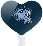 Baruch College Primary Logo Heart Love Cupcake Picks Toppers Decoration Set of 6