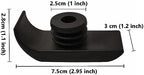 Walker Ski Glides and Covers, Universal Fit Walker Feet Glides, Durable and Smooth Walker Replacement Feet Tips, Walker Glide Sock Floor Padding, Walker Accessories (Pack of 4)