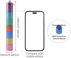 Pill Box Organiser, Portable Weekly Pill Box, 7 Day 1 Times a Day Compartments Tablet Organiser Box, Rainbow Metal Pill Holder Waterproof Pill Case with Keychain for Outdoor Travel Camping Work