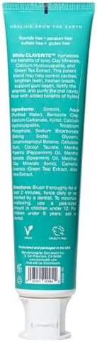 Zion Health ClayBrite Mineral Toothpaste 4 oz White