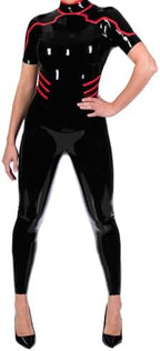 Latex Rubber Leggings Handmade for Women,Latex Pants High Waist Tummy Control Rave Party Club Clothing