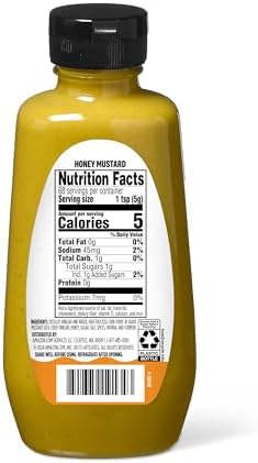 Amazon Grocery, Honey Mustard, 12 Oz (Previously Happy Belly, Packaging May Vary)