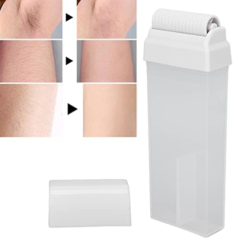 Meiyya Hair Removal Wax Bottle, Soft Wax Roller Roll On Kit, Empty Depilatory Wax Bottle Container, Portable Safe Stable for Home Use, 150g / 5.3oz, ABS Material, Unisex