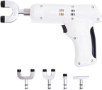 Electric Spinal Chiropractor Massager Spine Chiropractic 4 Heads Chiropractic Adjusting Instrument Tool Electric Correction Gun for Adjust Vertebration Muscle Relaxation