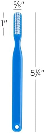 Practivalu Soft Bristle Child Toothbrush, Individually Wrapped Toothbrushes, Assorted Colors, Bulk Pack of 144