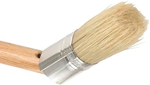 Steelman Euro Lube Angled Applicator Brush with Stiff Bristles for Paste-Style Tire Mounting Lubricants, Angled to Fit Between The Tire Bead and Rim (96517)
