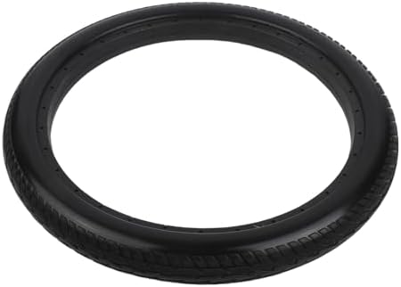 16 Inch Solid Tire 16x1.75, Puncture Proof Rubber Replacement for Wheelchairs and Bicycles, No Inflation Needed, for High-Density Structure for Smooth