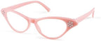FEISEDY Cat Eye Costume Glasses with Rhinestones Women & Kids 50s 60s Classic Party Cateye Sunglasses B2848