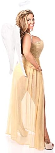 Daisy corsets womens Lavish 4 Pc Golden Angel Corset Costume