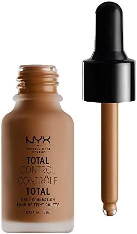 NYX PROFESSIONAL MAKEUP Total Control Drop Foundation - Mocha, Light Brown