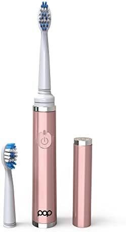 Pop Sonic The Ultimate Pro Toothbrush (Rose Gold) | Rechargeable Toothbrush w/Up to 40,000 Brush Strokes/Minute -Long-Lasting Dupont Nylon Bristles -Teens & Adult Toothbrush
