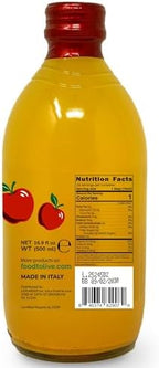 Food To Live Organic Apple Cider Vinegar with Ginger and Turmeric, 500 ml – Raw, Italian, Unfiltered, Unpasteurized, Non-GMO, Vegan, Bulk, Glass Bottle (Pack of 1)