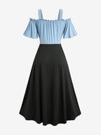 ROSE GAL Women Plus Size Medieval Renaissance Costume Dress