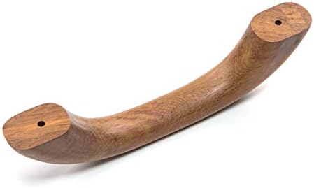 Misc Solid Teak Grab Handle - 1-3/8" W X 9-1/8" L 2-1/4" H Brown Wood Finish