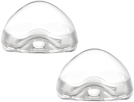 Accmor Pacifier Case, Pacifier Holder Case, Pacifier Container for Travel, BPA Free, Transparent, 2 Pack