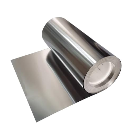 304 Stainless Steel Foil Roll，0.2mm x 400mm x 1M Polished Finish Metal Strip Plate Sheet for Crafts, Electronic Equipment (0.2mm)