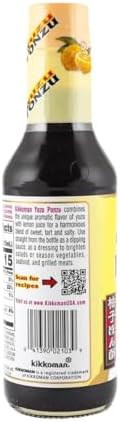 Kikkoman Yuzu Ponzu Sauce, Citrus Seasoned Dressing & Sauce, 10 Fl Oz