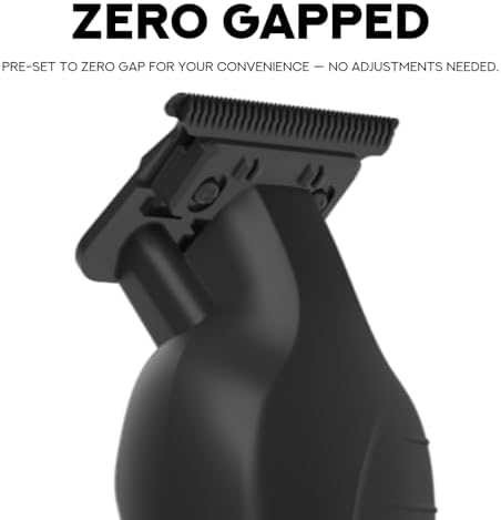 Supreme Trimmer Vader ST3778 – Professional Cordless Barber Liner | 210 Min Runtime, 7000 RPM Motor, Zero Gap DLC T-Blade, USB-C Fast Charging | Beard, Hair & Body