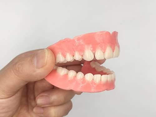 Denture Do it Yourself Full Set of Top and Bottom Fake Teeth for Improve Smile