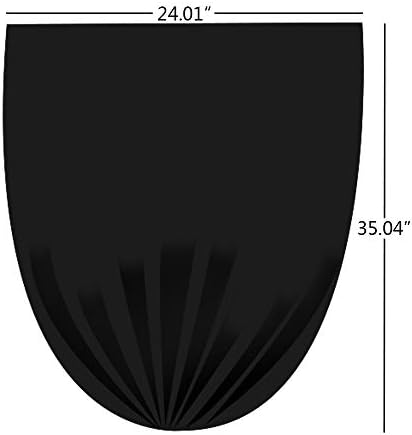 Gloreen Small Trash Bag, 2.6 Gallon Black Unscented Leakproof Garbage Liners(6 Rolls, 150Counts)