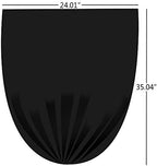 Gloreen Small Trash Bag, 2.6 Gallon Black Unscented Leakproof Garbage Liners(6 Rolls, 150Counts)