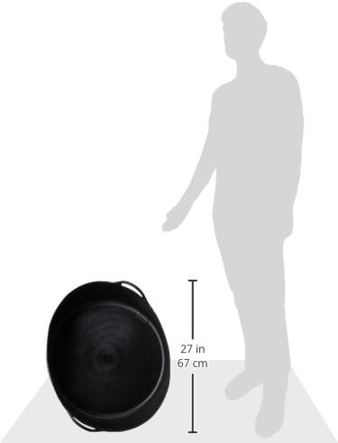 Tubtrugs SP35GBK Flexible Black Gorilla Large Shallow 35 Liter/9.2 Gallon Capacity