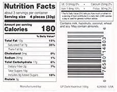 Loacker Cookie, Pstccria Hazelnut Dark, 3.53 Ounce