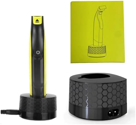 Shaver Charger Charging Base Portable Charging Stand Pasteable Charger Station Base Dock,Compatible For Philips， Oneblade Electric Razor