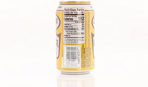 Barritt's Original Ginger Beer, Non-Alcoholic Soda Cocktail Mixer, 12 fl oz Cans, 12 Pack, Gluten Free
