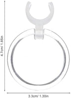 10Pcs Clip-Style Diamond Magnifiers with Drill Pen Holder Plastic Magnifying Glass for Precise Diamond Art Crafting