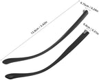 1 Pair Universal Tr90 Eyeglass Replacement Arms - Anti-Skid Temples for Secure Fit Easy Installation & Compatibility with Most Frames