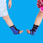 Kids AFO Foot Drop Brace Support, Pediatric Ankle Foot Orthosis for Walking Support, Walking Drop Foot Brace Strephenopodia Splint for Child Toddler, for Right Or Left Foot,3XS