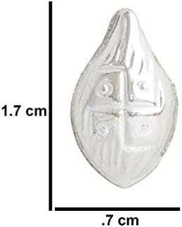 Samyuktha 925 Pure Silver Single Piece Nariyal (Coconut) for Pooja and Gift Purpose