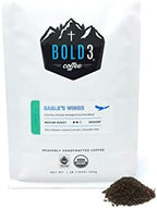 BOLD3 Coffee Christian Gift, Fair Trade Organic Specialty coffee for Jesus Christ, Ground, Colombian Ethiopian Nicaragua Sumatra, Gourmet Premium Coffee, Pure Fresh Roasted Arabica, Medium Roast 1 LB